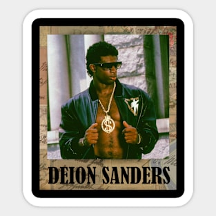 Deion Sanders // Vintage Frame Sticker